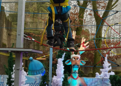 Klettern im Winterwald 11