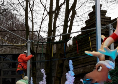 Klettern im Winterwald 27