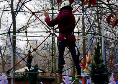 Klettern im Winterwald 3