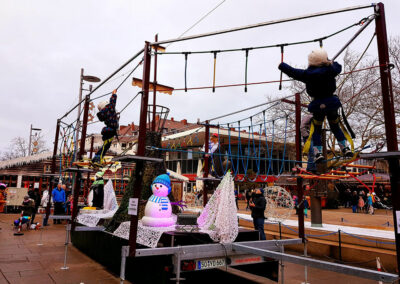 Klettern im Winterwald 35