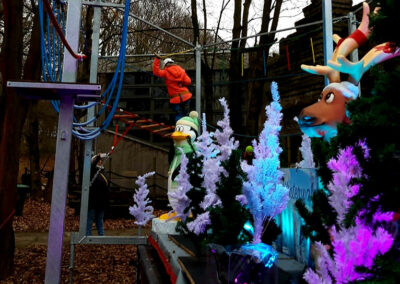 Klettern im Winterwald 4