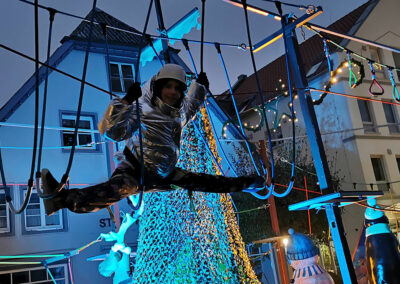 Klettern im Winterwald 5